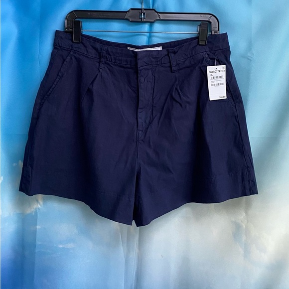 Frank & Eileen WATERFORD Walking Short ITALIAN PERFORMANCE LINEN size: 10 Navy - Picture 3 of 16